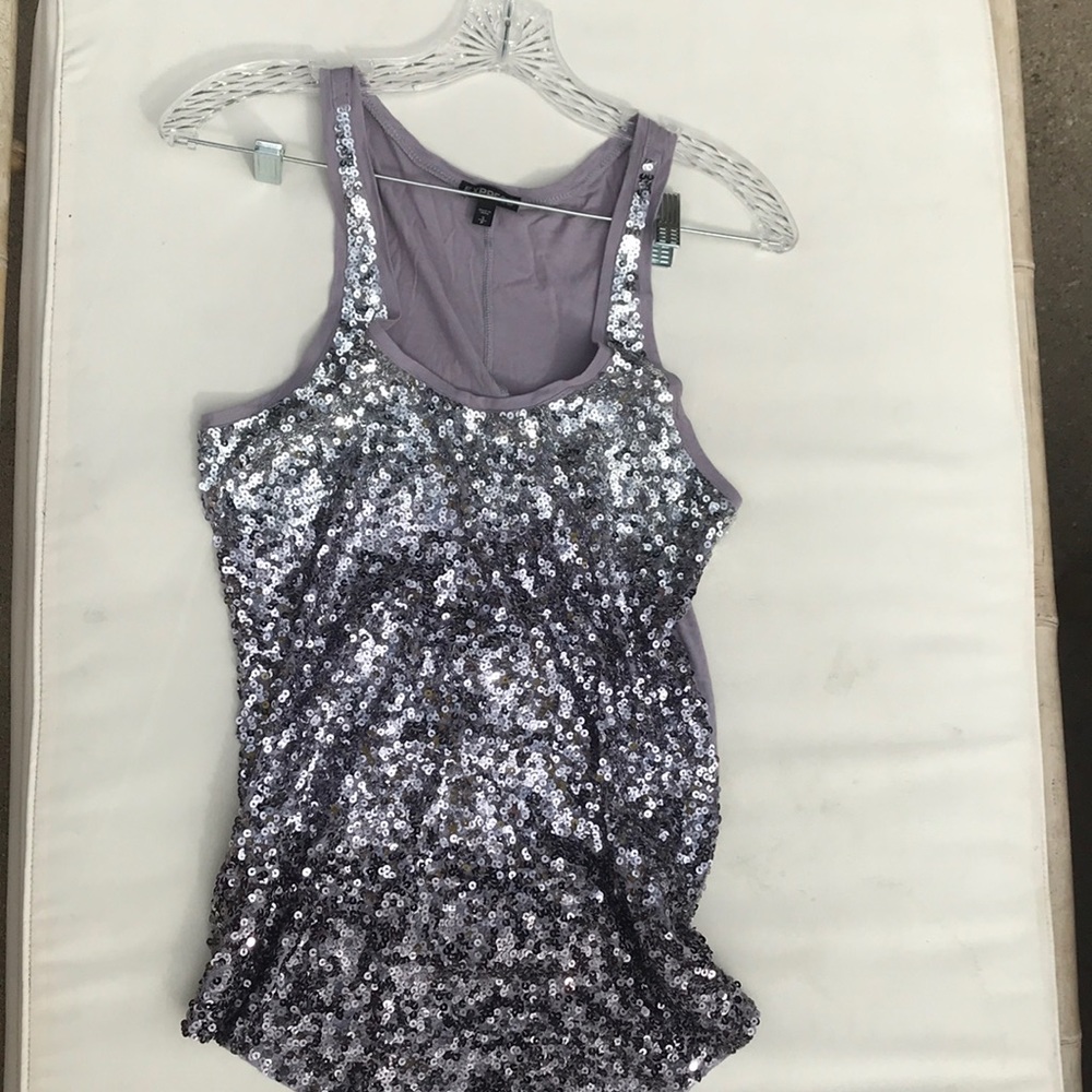 Express sparkly top Small